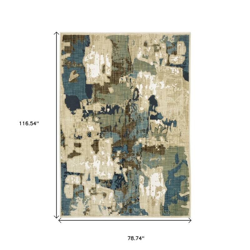 HomeRootsAbstract Modern Rectangle Area Rug