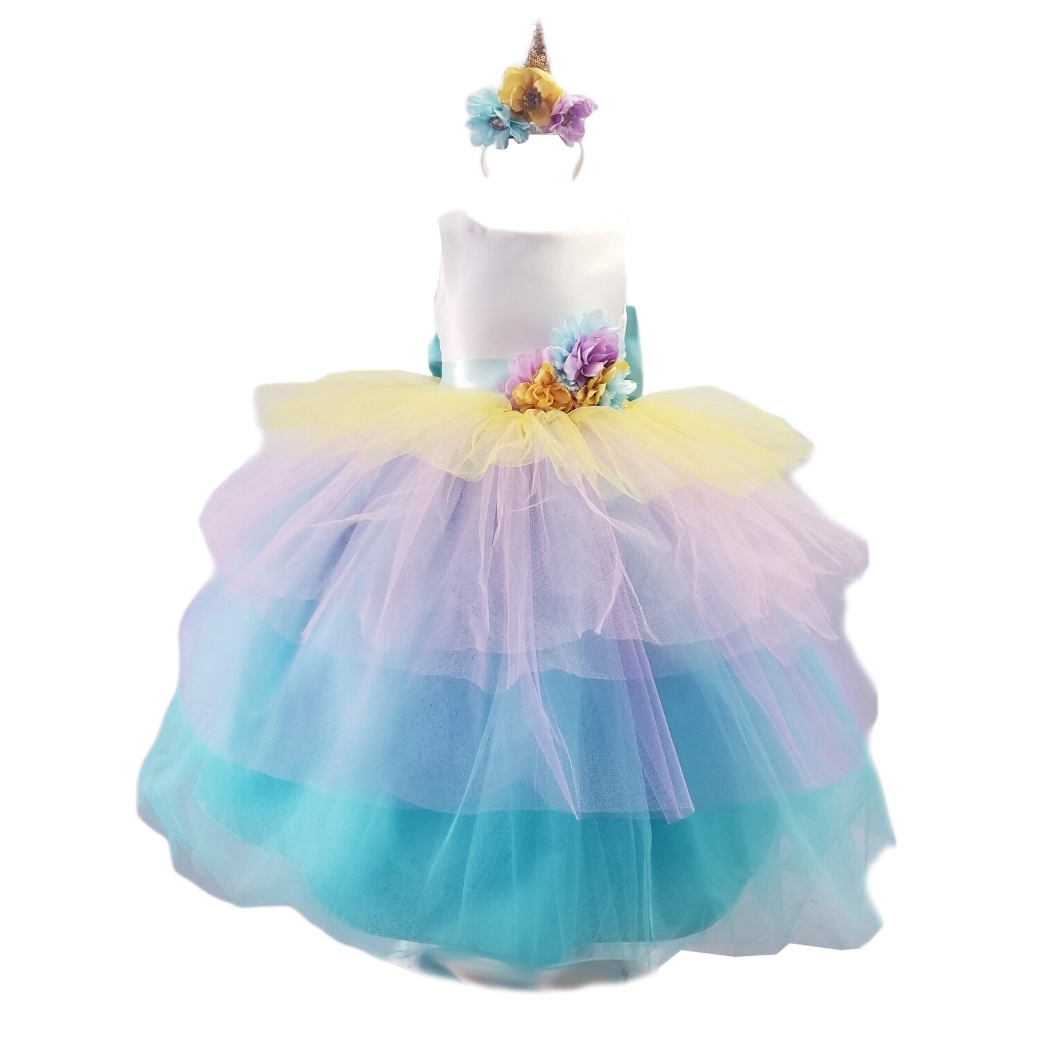 unicorn baby girl dress