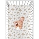 preview thumbnail 4 of 4, Sweet Jojo Designs Taupe and Cream Cow Print Boy Fitted Crib Sheet for the Western Cowboy Wild West Cow Farm Animal Collection