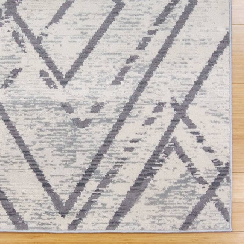 Gertmenian Barga Kolta Modern Geometric Diamond Beige/Grey Area Rug