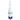 CoTa Global Blue Mist Buoy Nautical Decor with Rope Hanger - 10.5 Inch