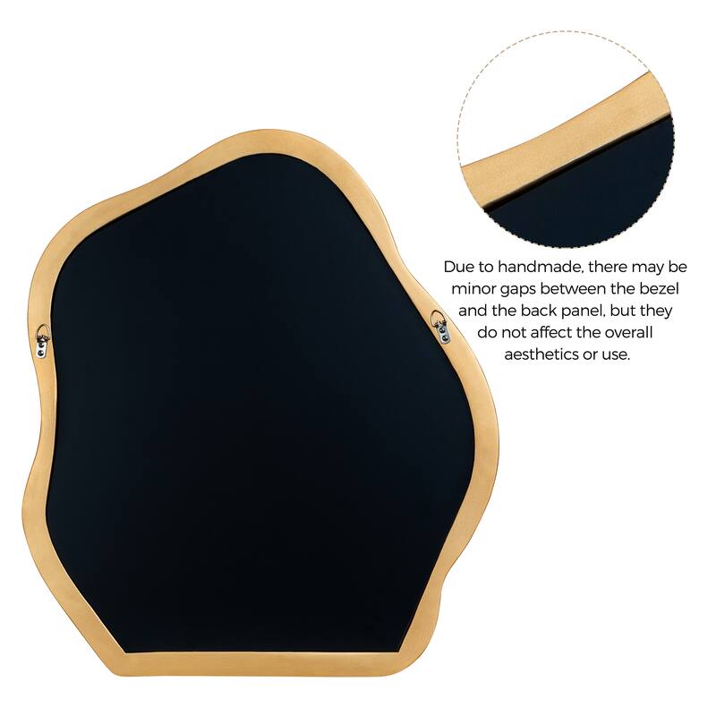 Asymmetrical Cloud Shaped Accent Wall Mirror - 31.5"×27.5"
