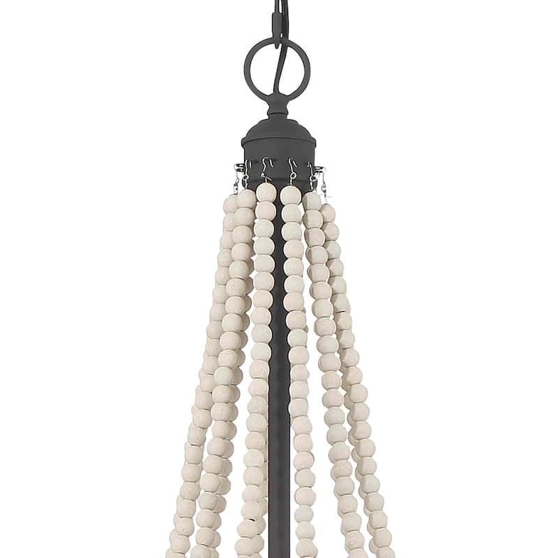 Cauhu 12-light Farmhouse Empire Beaded Chandelier - N/A