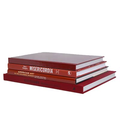 Books Red Decorative Accessories: Bordeaux ColorStak