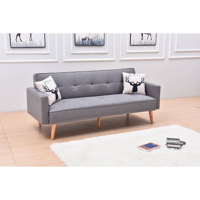 Modern Adjustable 3-position Sleeper Sofa Futon