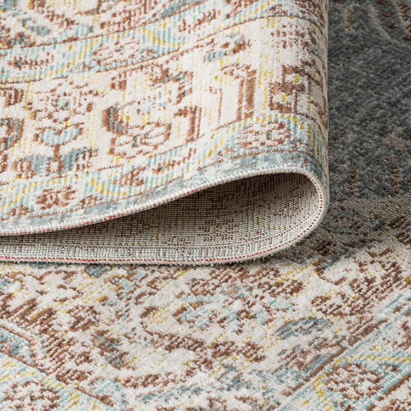 JONATHAN Y Petras Modern Tribal Medallion Area Rug