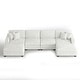 preview thumbnail 18 of 131, Oversized Chenille Modular Sectional Sofa Conversation Set with 2 Ottomans