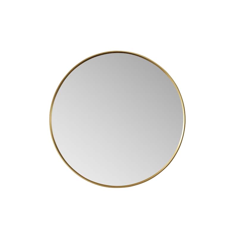 Vinnova Cascante Round Metal Wall Mirror