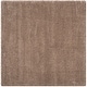 preview thumbnail 111 of 187, SAFAVIEH California Premium Shag Izat 2-inch Thick Area Rug 5'3" Square - Taupe - Square