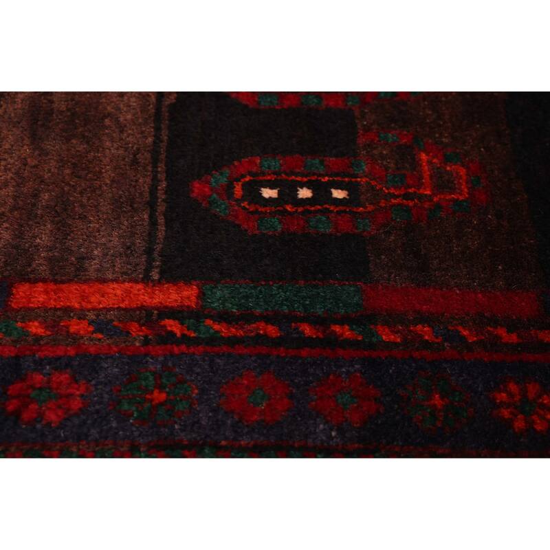 ECARPETGALLERY Hand-knotted Konya Anatolian Black, Red Wool Rug - 5'1 x 12'7