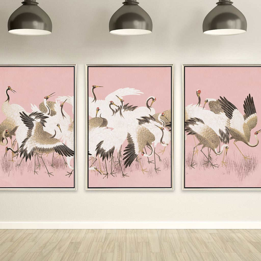 Paragon Curious Cranes - Pinna Canvas
