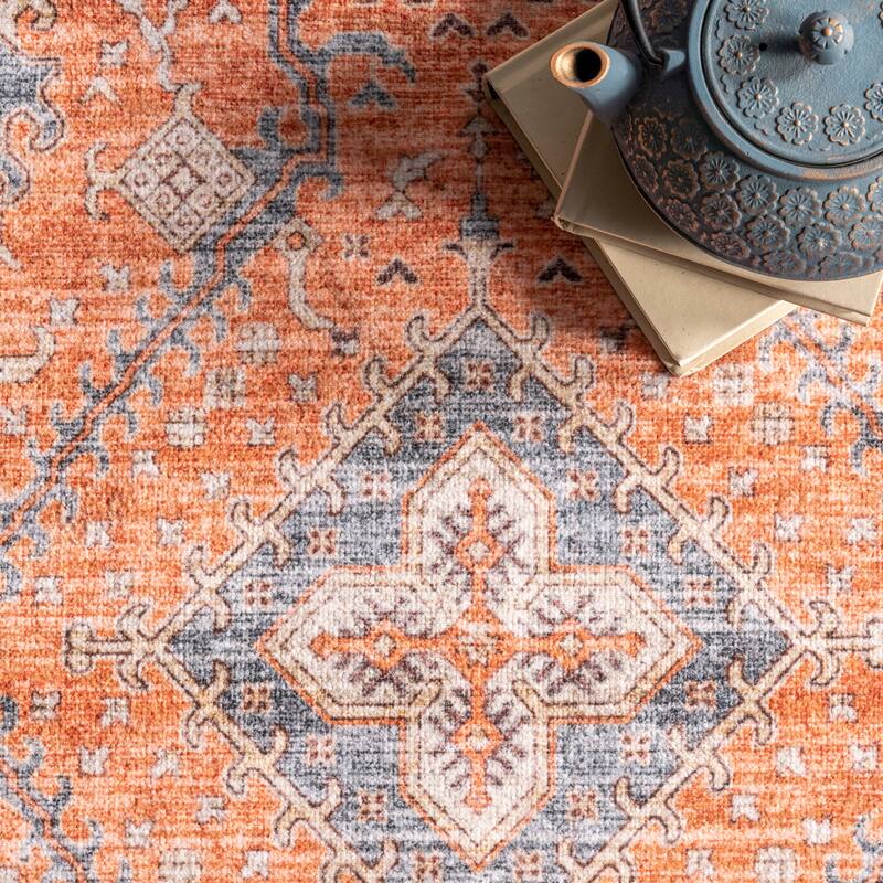 Nuloom Sky SpinClean Machine Washable Global Inspired Area Rug