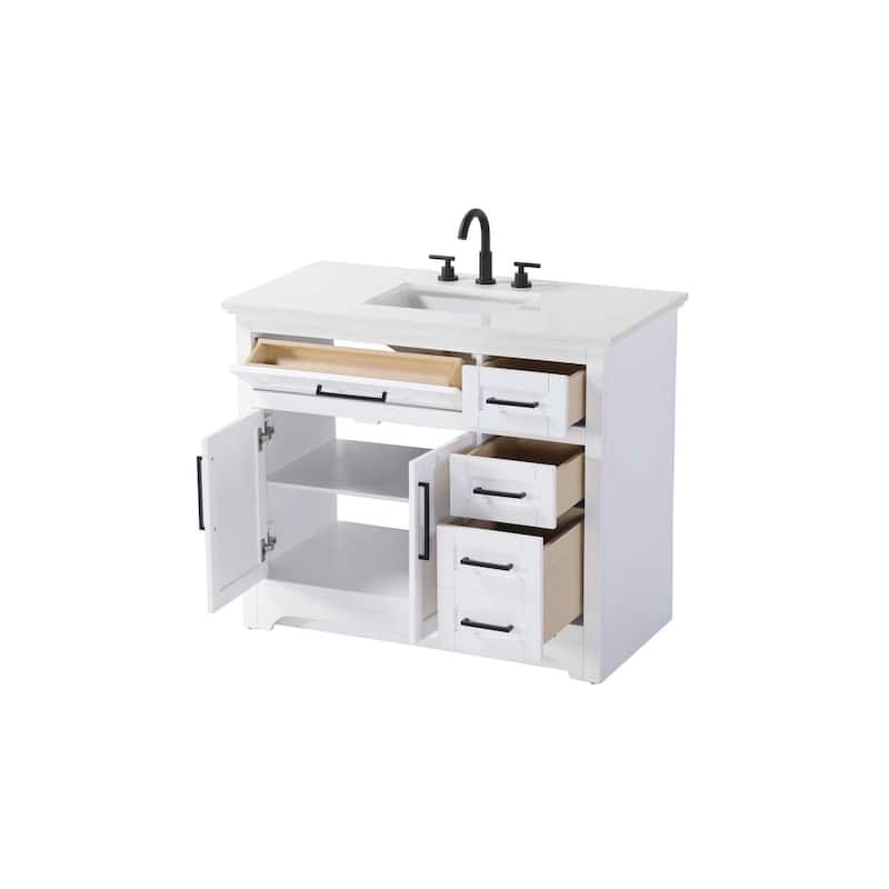 Nathaniel Single Bathroom Vanity (32-42 inch)