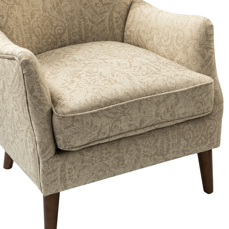 Nikolaus Comfy Living Room Armchair with Hardwood Legs by HULALA HOME