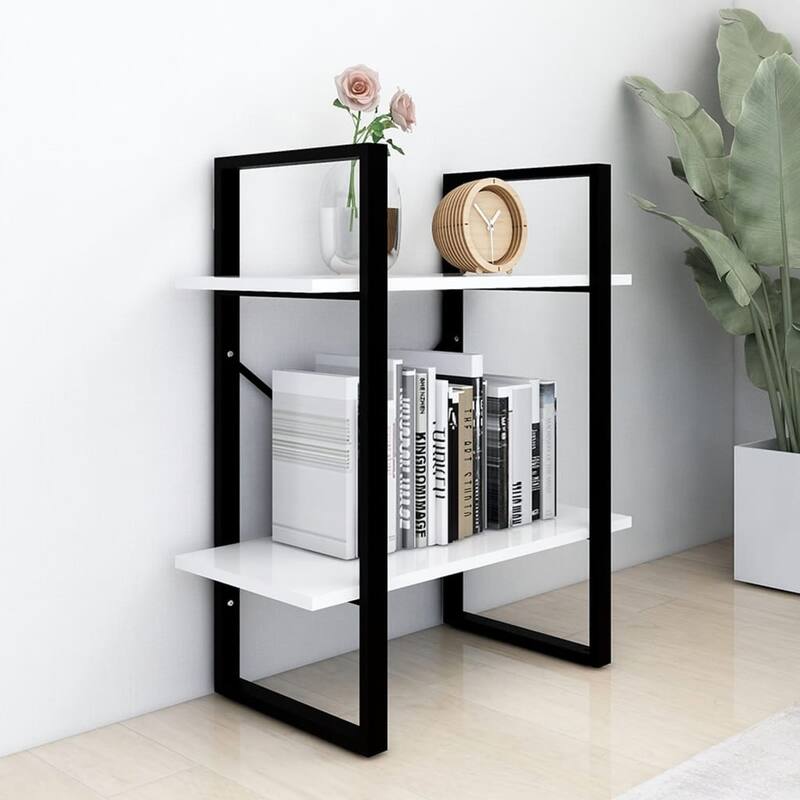vidaXL Bookshelf Book Cabinet Shelving Unit for Living Room Engineered Wood