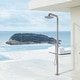 preview thumbnail 4 of 16, Rbrohant Freestanding Shower System Combo Set, Outdoor Floor Mount Shower Faucets
