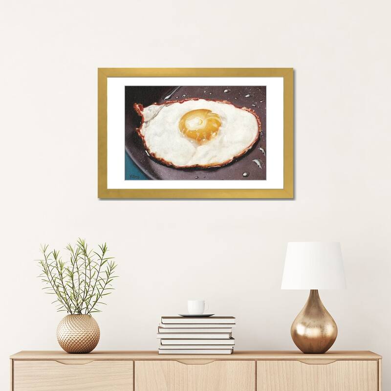 iCanvas "One Fried Egg" by Yue Zeng
