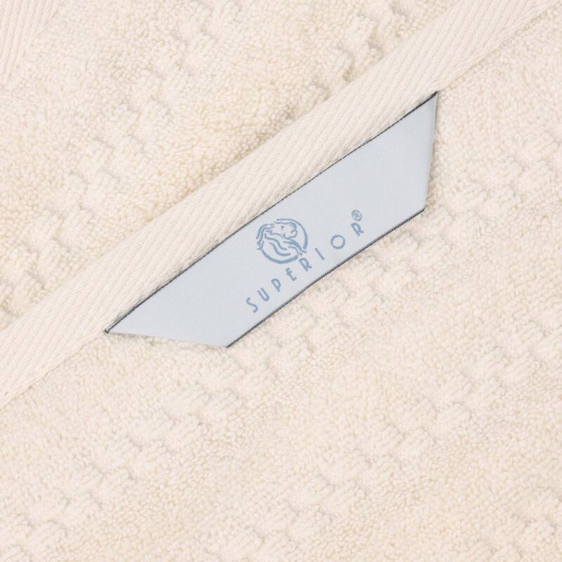Superior Zuma Zero Twist Cotton Medium Weight Soft Absorbent Bath Sheets, Set of 2