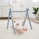 preview thumbnail 12 of 18, Wooden Baby Play Gym Set, Interactive Activity Center by Comfy Cubs