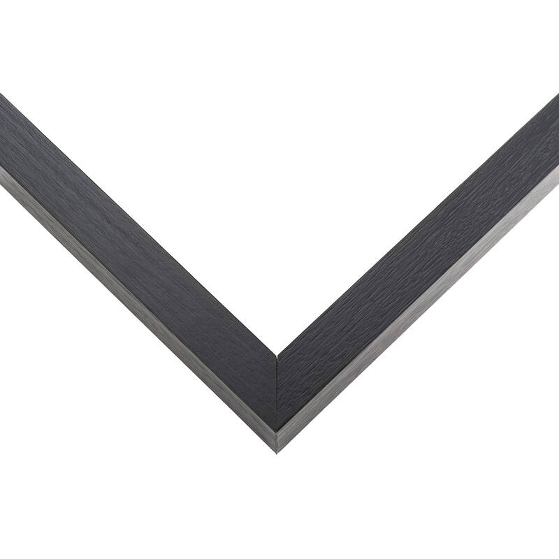 14x19 Shadow Box 1" Depth Black Picture Frame - UV Acrylic, Backing, Hanging Hardware