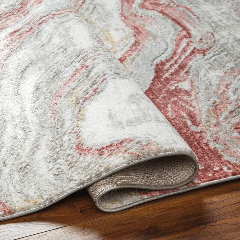 Livabliss San Fran Abstract Swirl Area Rug