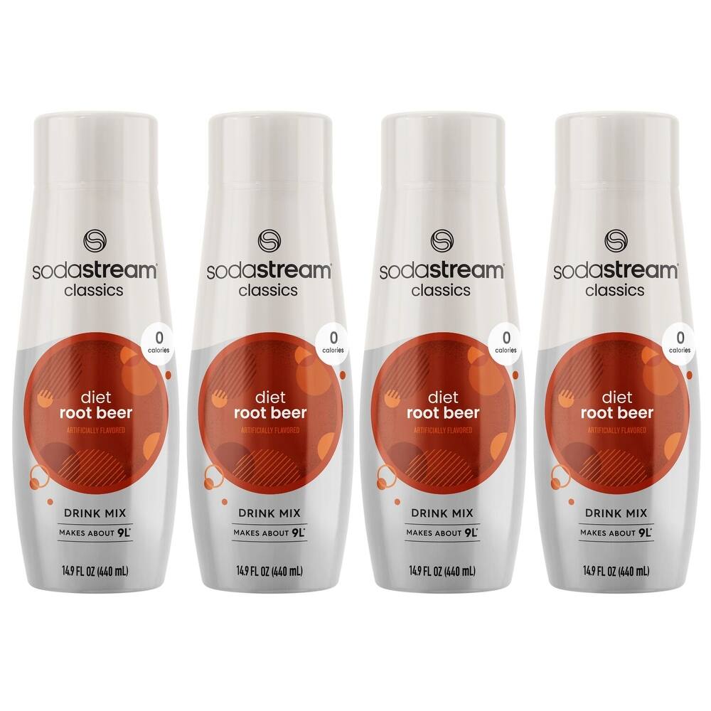 SodaStream® Classics Diet Root Beer Drink Mix 4-Pack