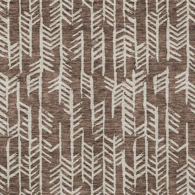 HomeRoots Tribal Transitional Rectangle Outdoor Rug