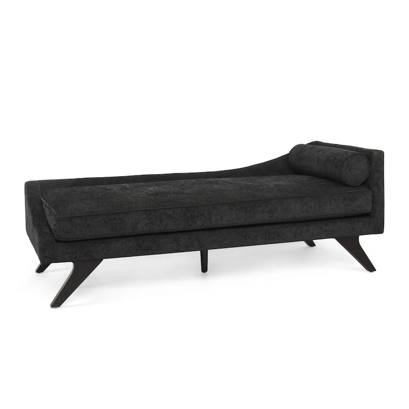 Cagle Mid-century Modern Chaise Lounge by Christopher Knight Home - 68.00" L x 27.50" W x 25.00" H