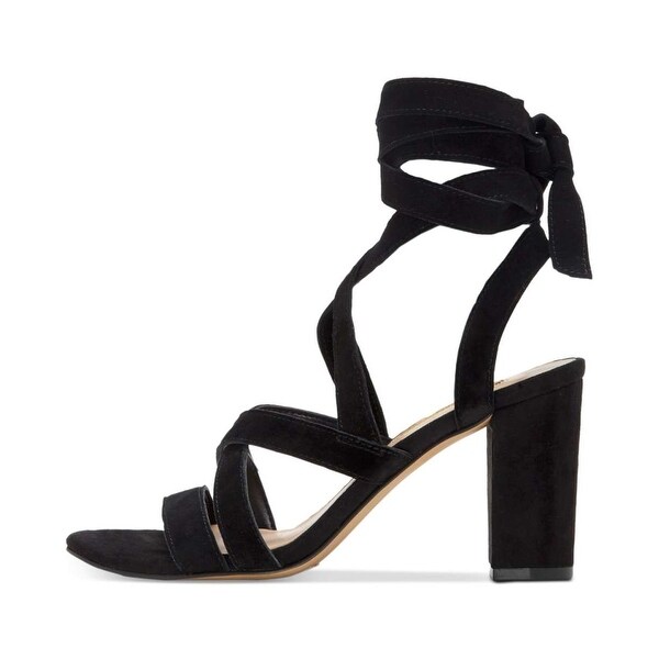 INC International Concepts Womens Landorp Open Toe Casual Black Size 85 INC International Concepts Womens Landorp Open Toe Casual Black Size 85