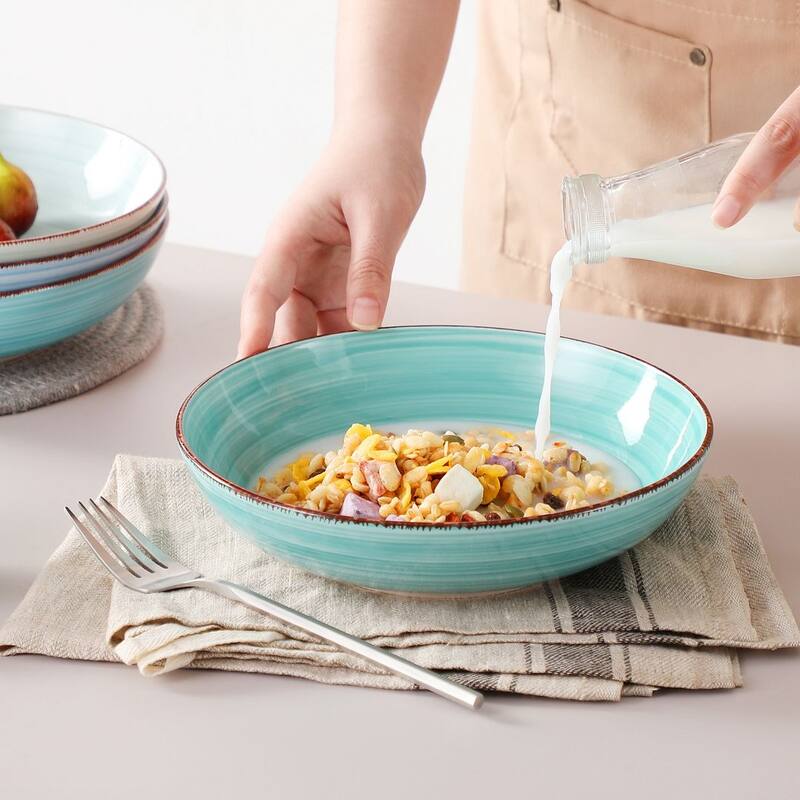 vancasso Bonita Sturdy Stoneware 6-Piece Bowls Set