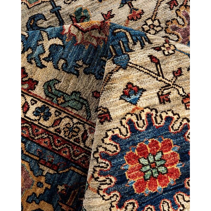 Serapi One-of-a-Kind Hand-Knotted Area Rug - Light Gray, 8' 3" x 9' 10" - 8' 3" x 9' 10"