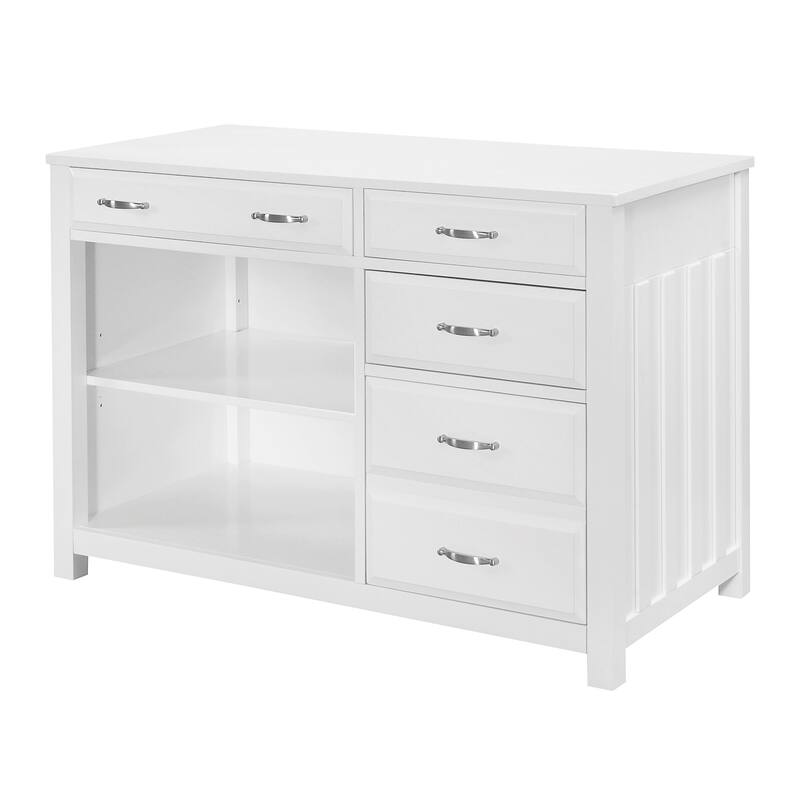 Fremont & Park Traine Credenza Desk - White