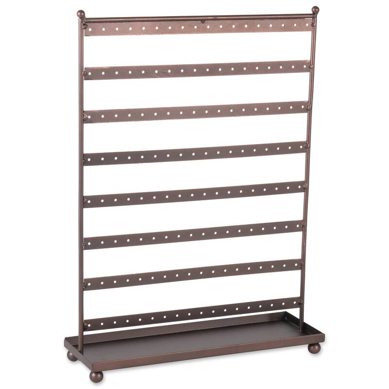 DII Earring Stand With Tray Bronze - Bronze