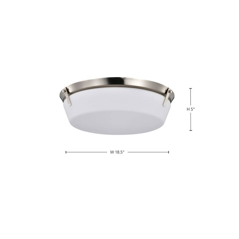 Nuvo Lighting 60/7761 Rowen 4 Light 19" Wide Flush Mount Ceiling