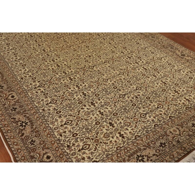 All-Over Anatolian Turkish Vintage Area Rug Hand-Knotted Wool Carpet - 6'7" X 9'10"