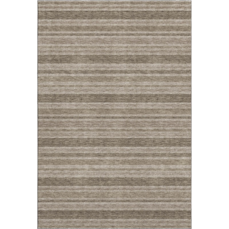 Premium Washable Super Soft Modern Cabana Stripe Mayfield Rug