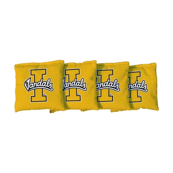 slide 2 of 3, Idaho Vandals Gold Cornhole Bags All-Weather Resin Filled