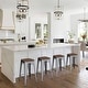 preview thumbnail 14 of 22, Bar Stools Set of 4 Stackable Metal Bar Stools Industrial Counter Height Stools Backless Barstools with Wooden Seats Silver - Counter Height