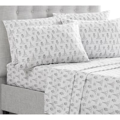 Juicy Couture Juicy In Paris Microfiber Sheet and pillowcase Sets