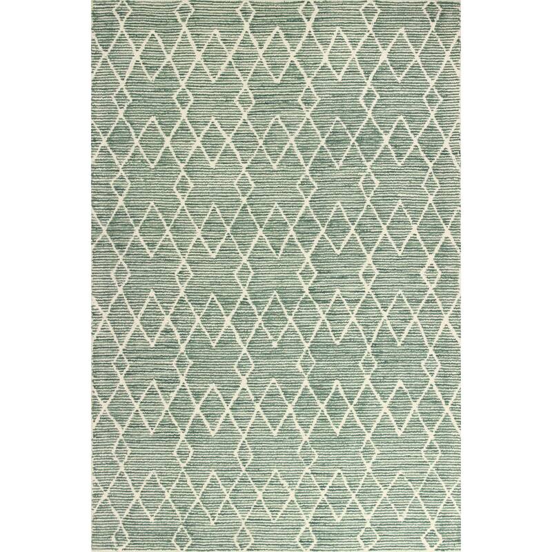 Bashian Eliezer Charcoal Contemporary Area Rug - 5' X 7'6" - Sage