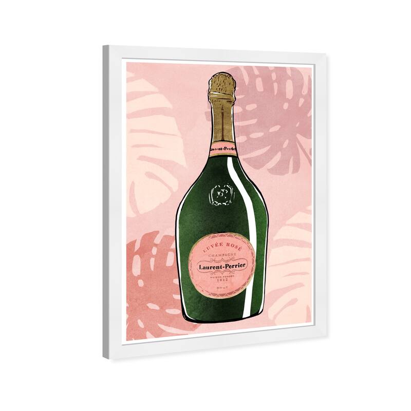 Wynwood Studio Prints 'Pink Champagne' Glam Pink Wall Art Print
