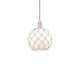 Option Antique Copper / White Glass with White Rope