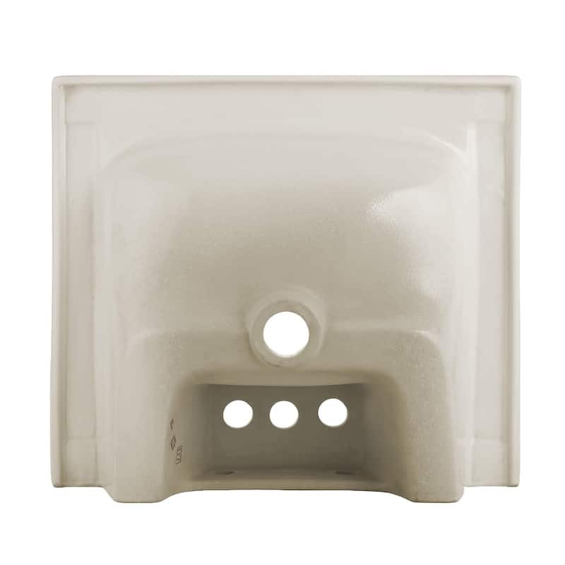 Fine Fixtures Ceramic Vanity Sink Top with Raised Back