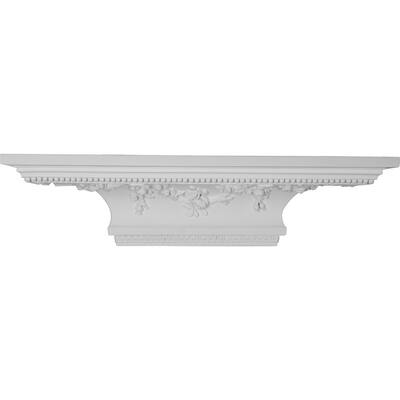 30"W x 7 3/8"H x 9 1/8"P Victorian Shelf