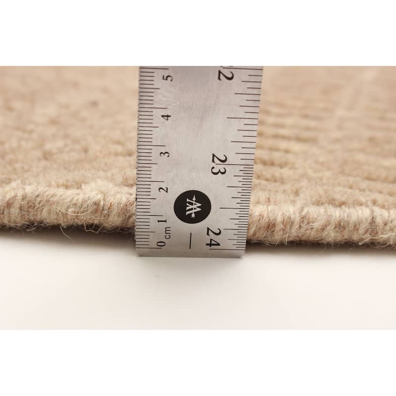 Kashkuli Gabbeh Tan Rug 4'0" x 4'0" - 4'0 x 4'0