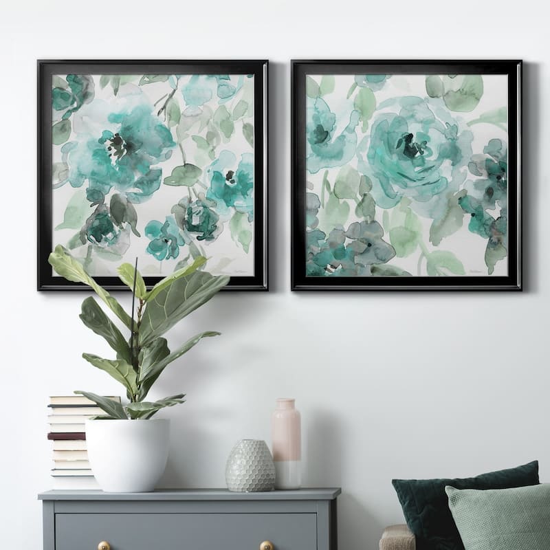 Belle's Teal I-Premium Framed Canvas - Ready to Hang - Multi-Color