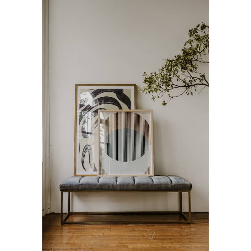 Aurelle Home Modern Circle Pattern Print