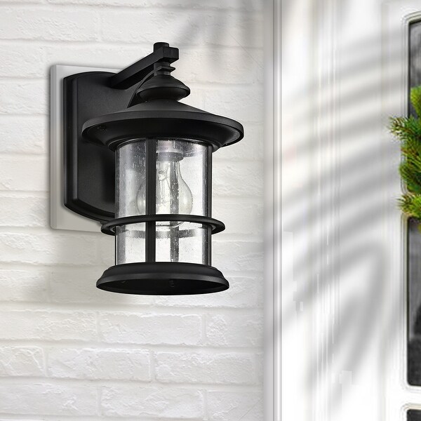 Seeded glass sconce top