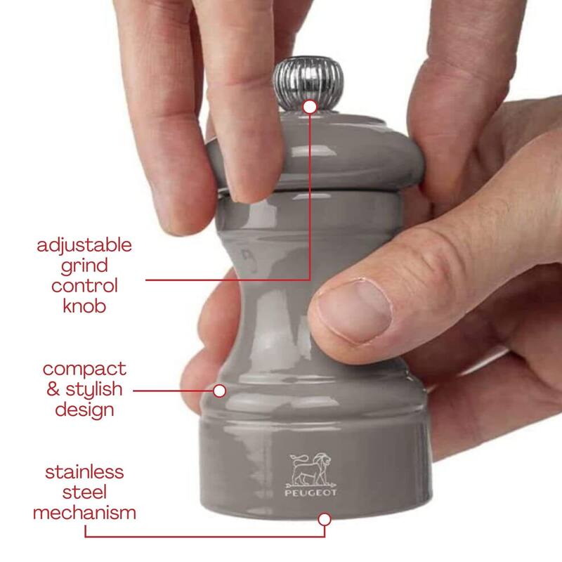 Peugeot Bistro Pepper and Salt Mill Set - 10cm - 4in.