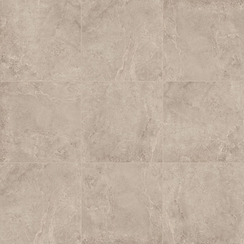 Ackland AKNPTMIR24X24M-PL Mirello - 24" x 24" Porcelain Floor and Wall - Greige